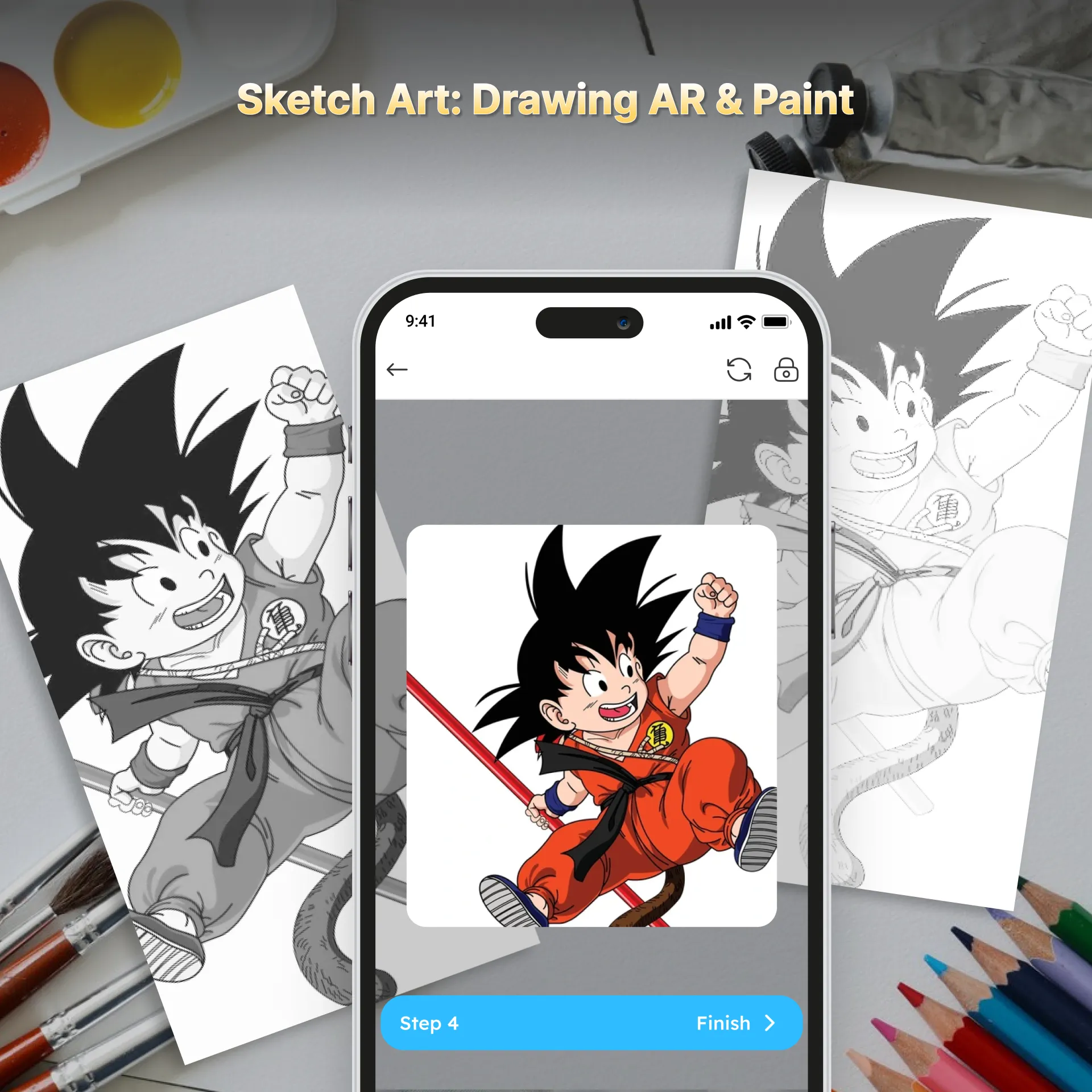 Sketch Art: Drawing AR & Paint | Indus Appstore | Screenshot