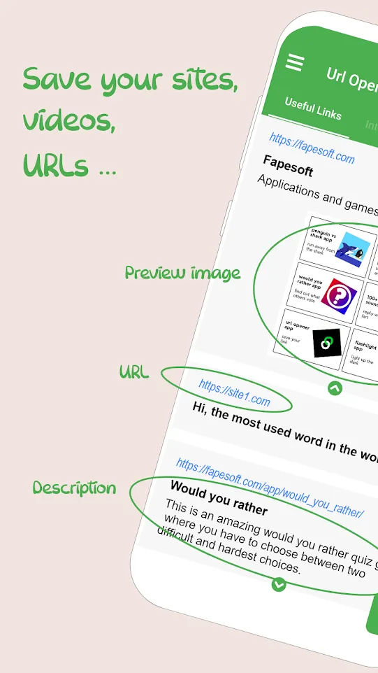 URL opener app | Indus Appstore | Screenshot