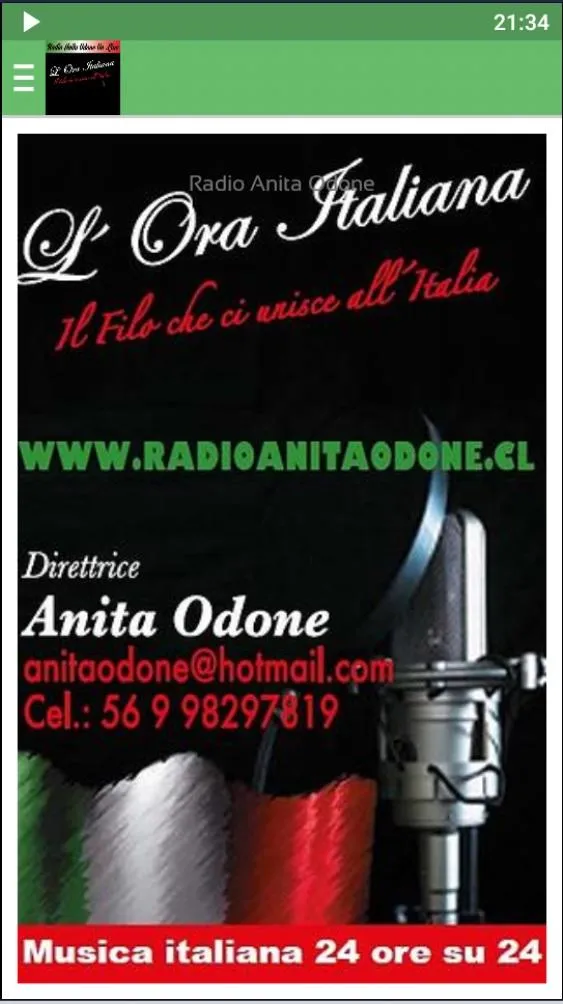 Radio Anita Odone | Indus Appstore | Screenshot