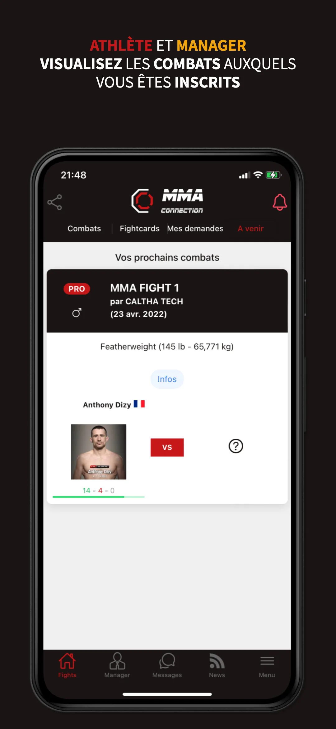 MMA Connection | Indus Appstore | Screenshot