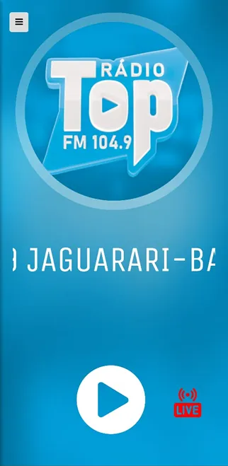 RADIO TOPFM 104.9 JAGUARARI-BA | Indus Appstore | Screenshot