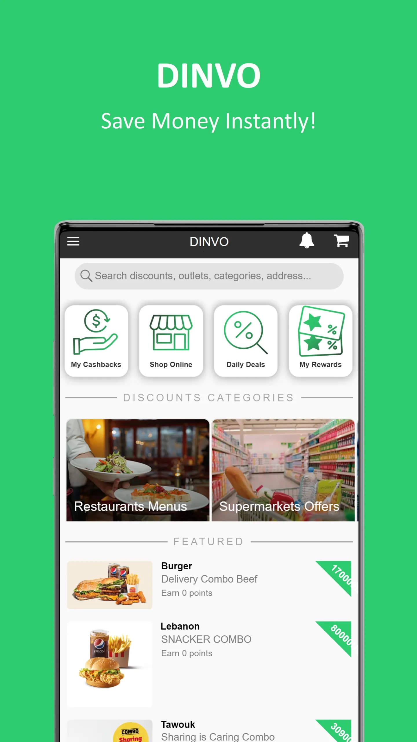 DINVO - Cashback & Deals | Indus Appstore | Screenshot