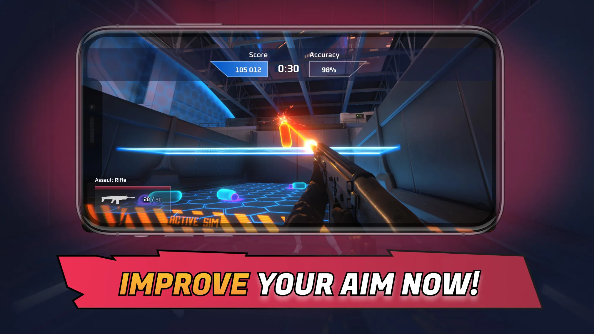 3D Aim Trainer - FPS Practice | Indus Appstore | Screenshot