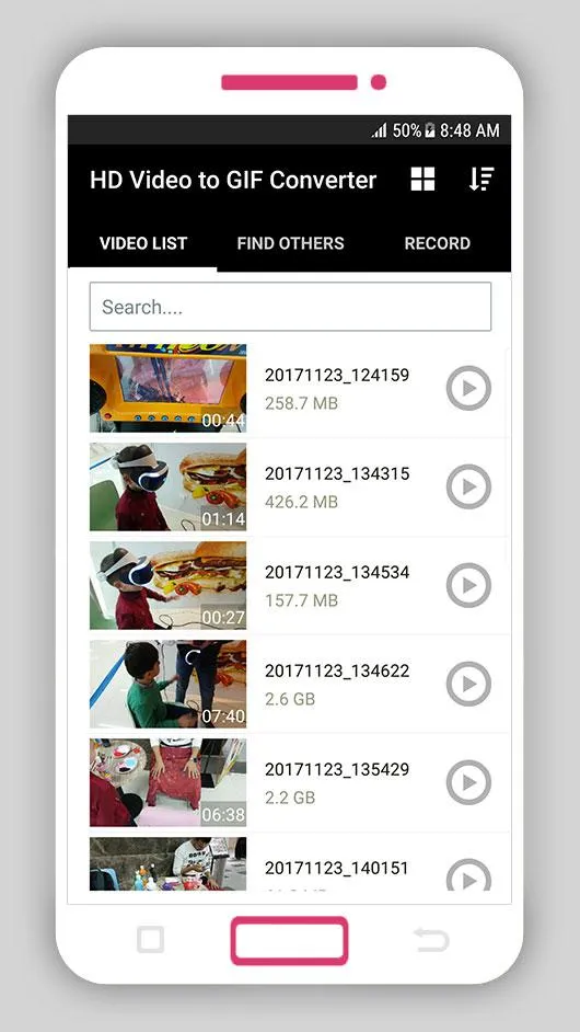 HD Video to GIF Converter | Indus Appstore | Screenshot