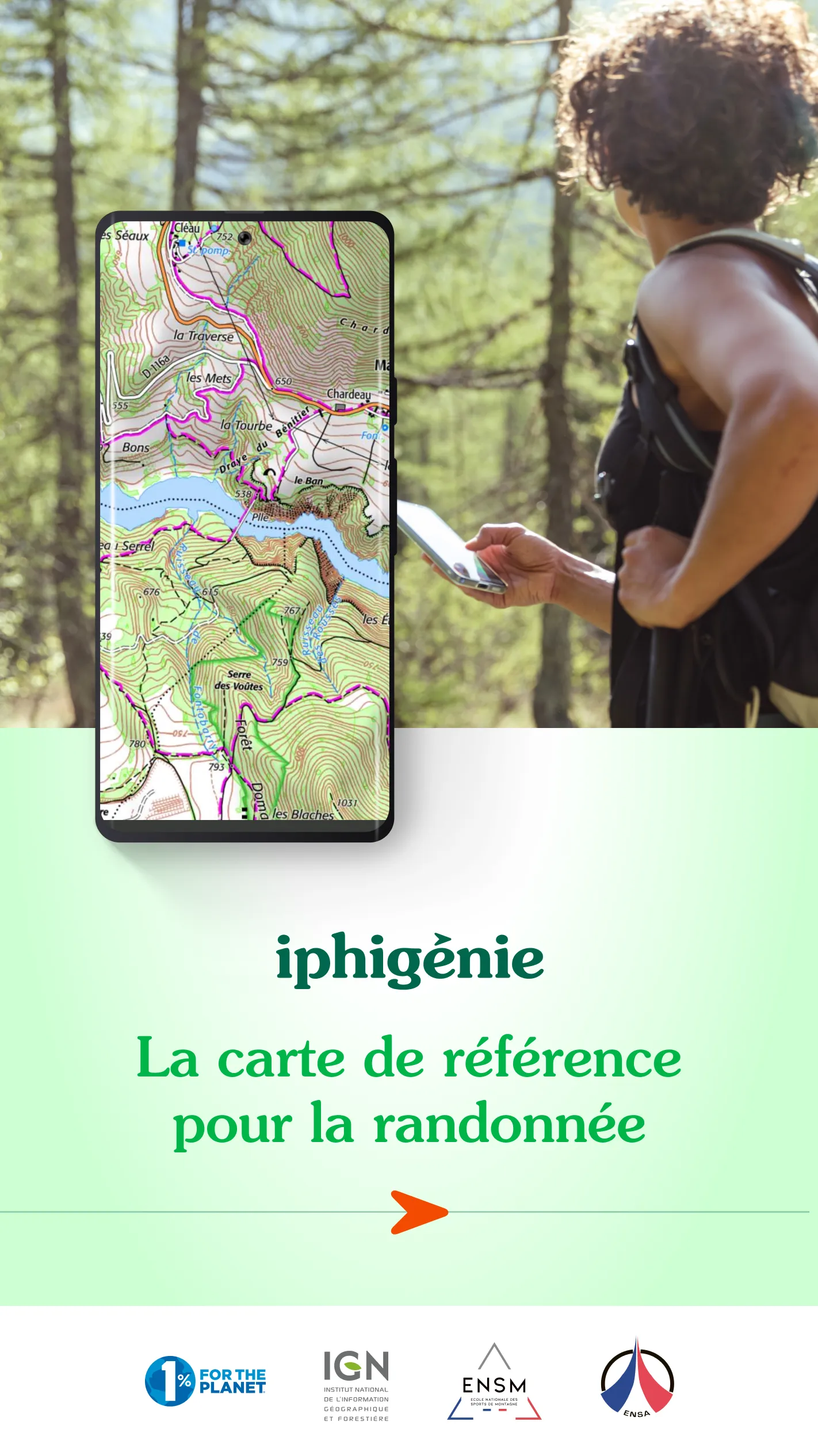 Iphigénie | The Hiking Map App | Indus Appstore | Screenshot