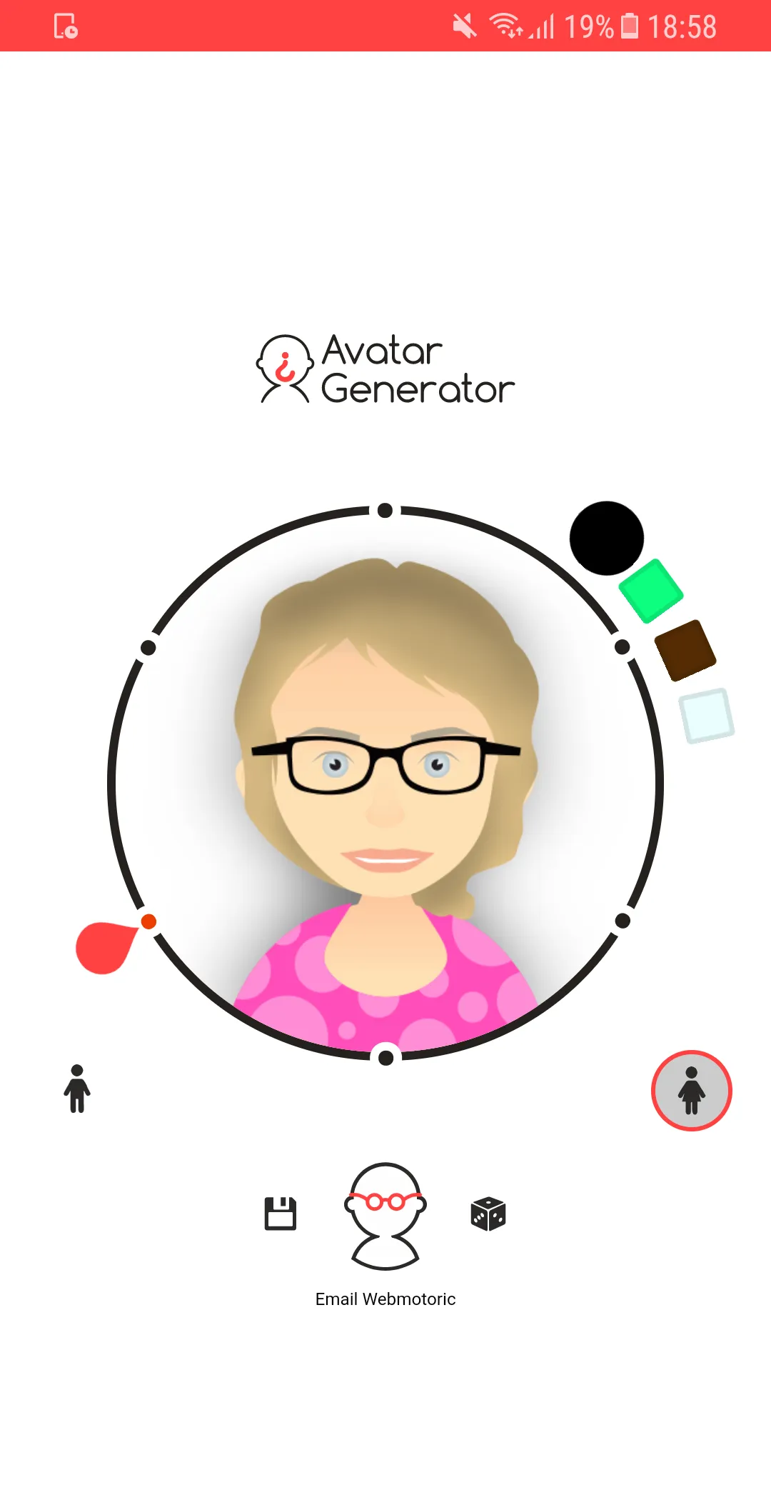 The Avatar Generator | Indus Appstore | Screenshot