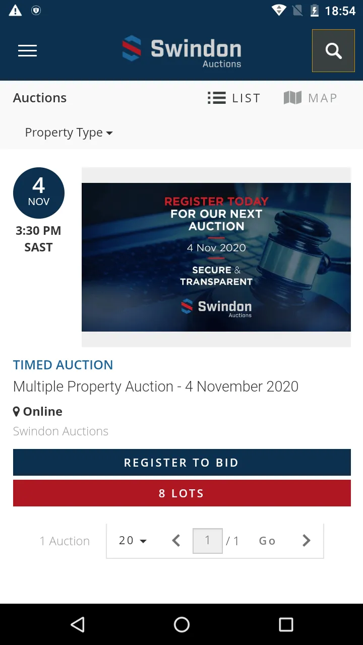 Swindon Auctions | Indus Appstore | Screenshot