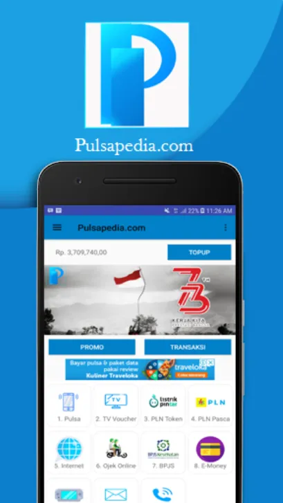 Pulsapedia - TV Voucher Murah | Indus Appstore | Screenshot