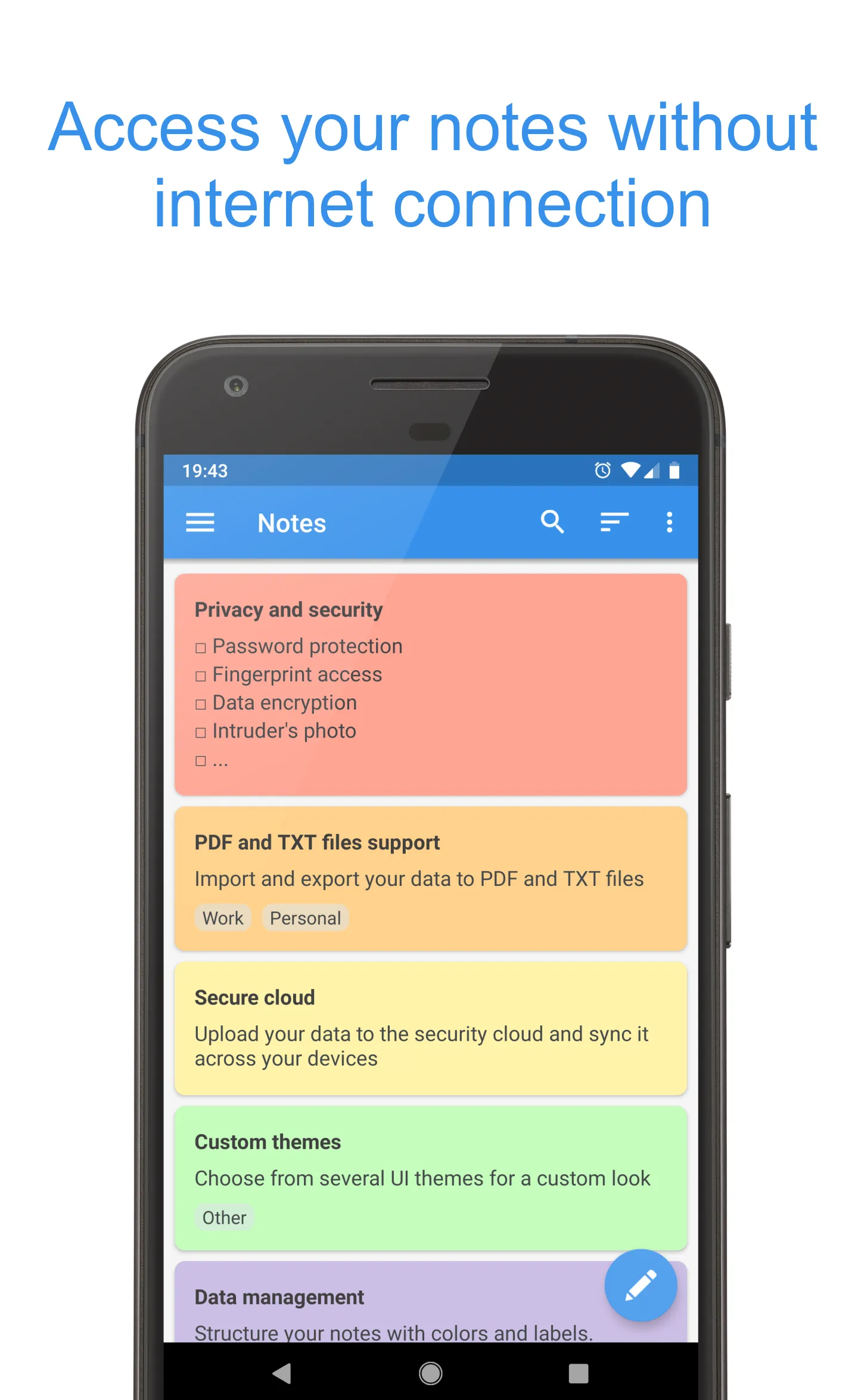 Private Notepad - safe notes | Indus Appstore | Screenshot