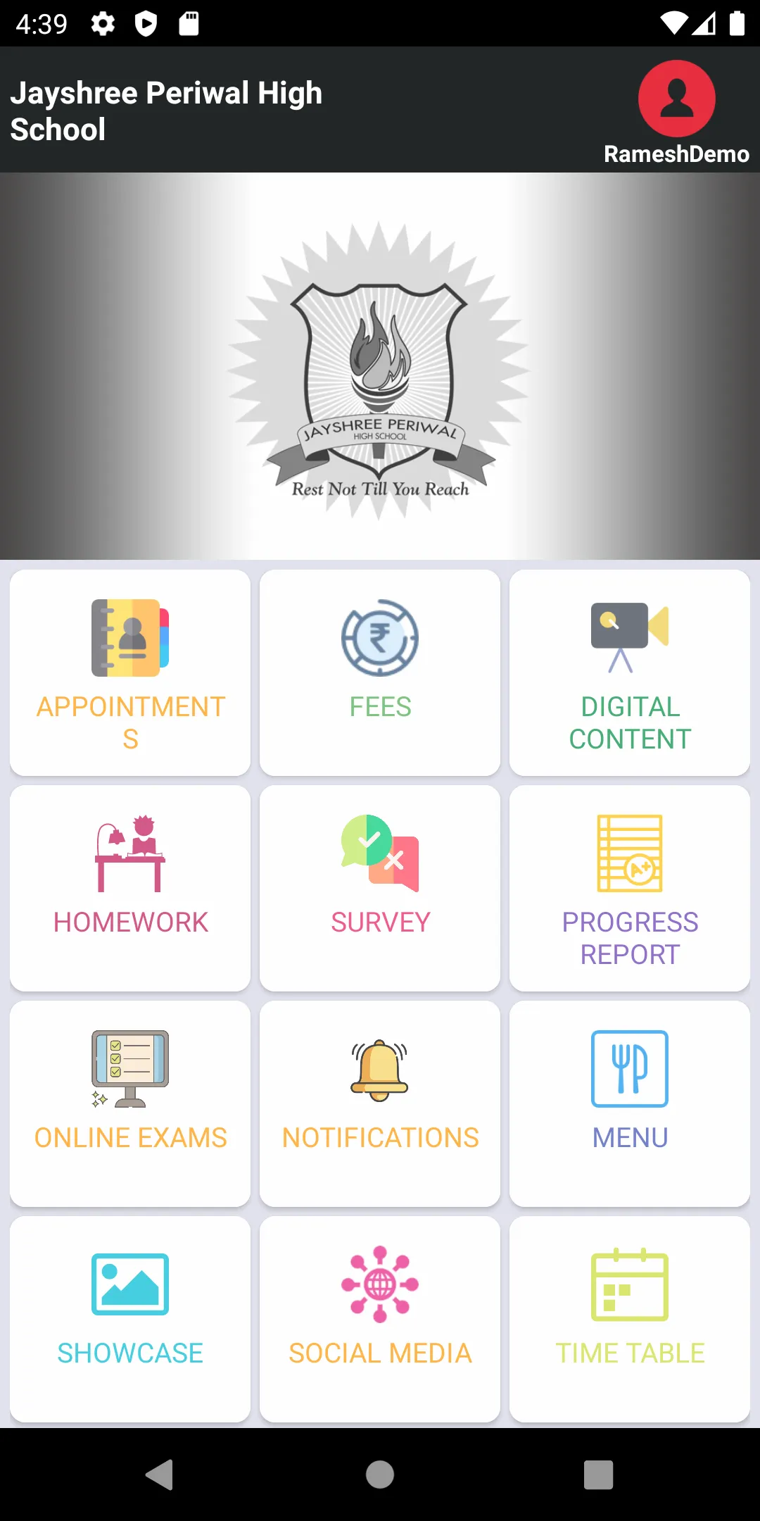 Jayshree Periwal High School | Indus Appstore | Screenshot