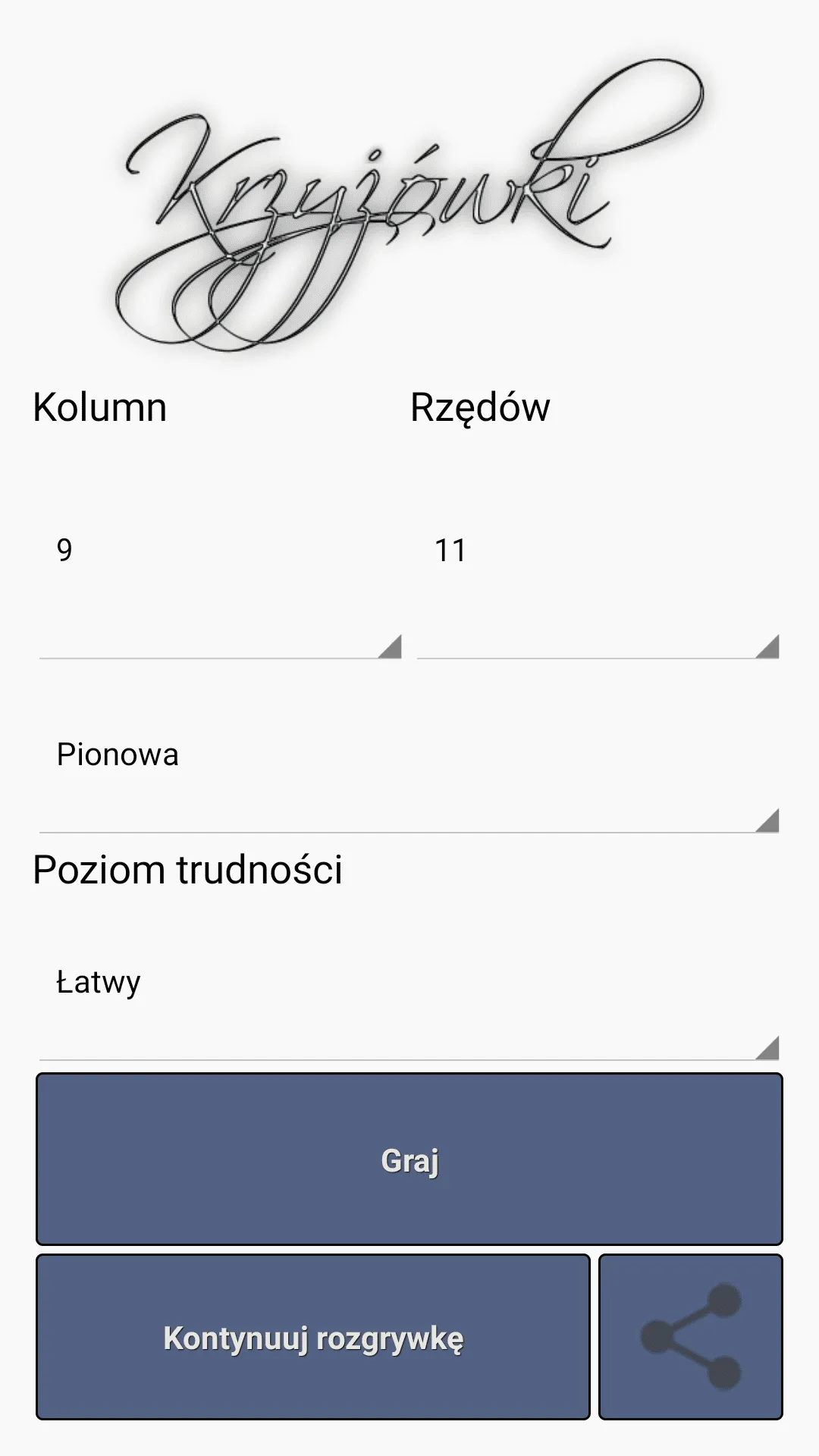 Krzyżówki po polsku | Indus Appstore | Screenshot