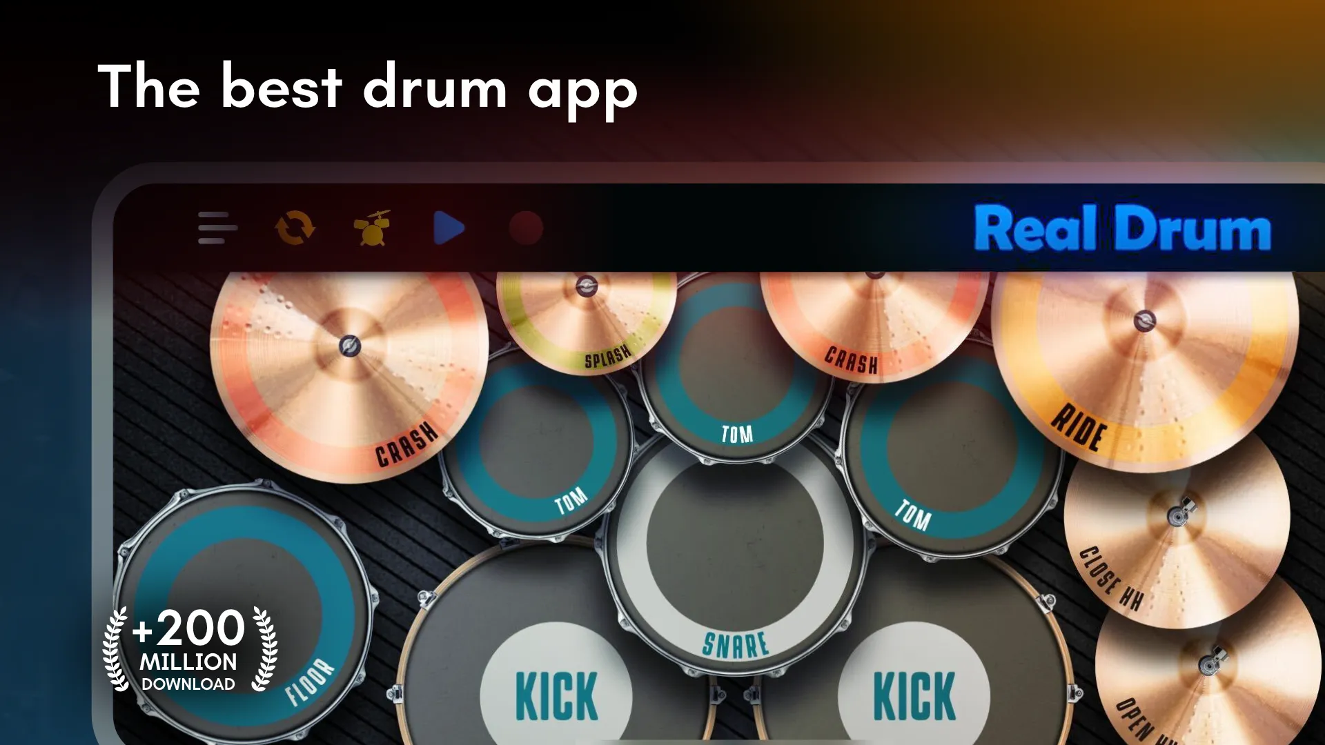 Real Drum electronic drums set | Indus Appstore | Screenshot