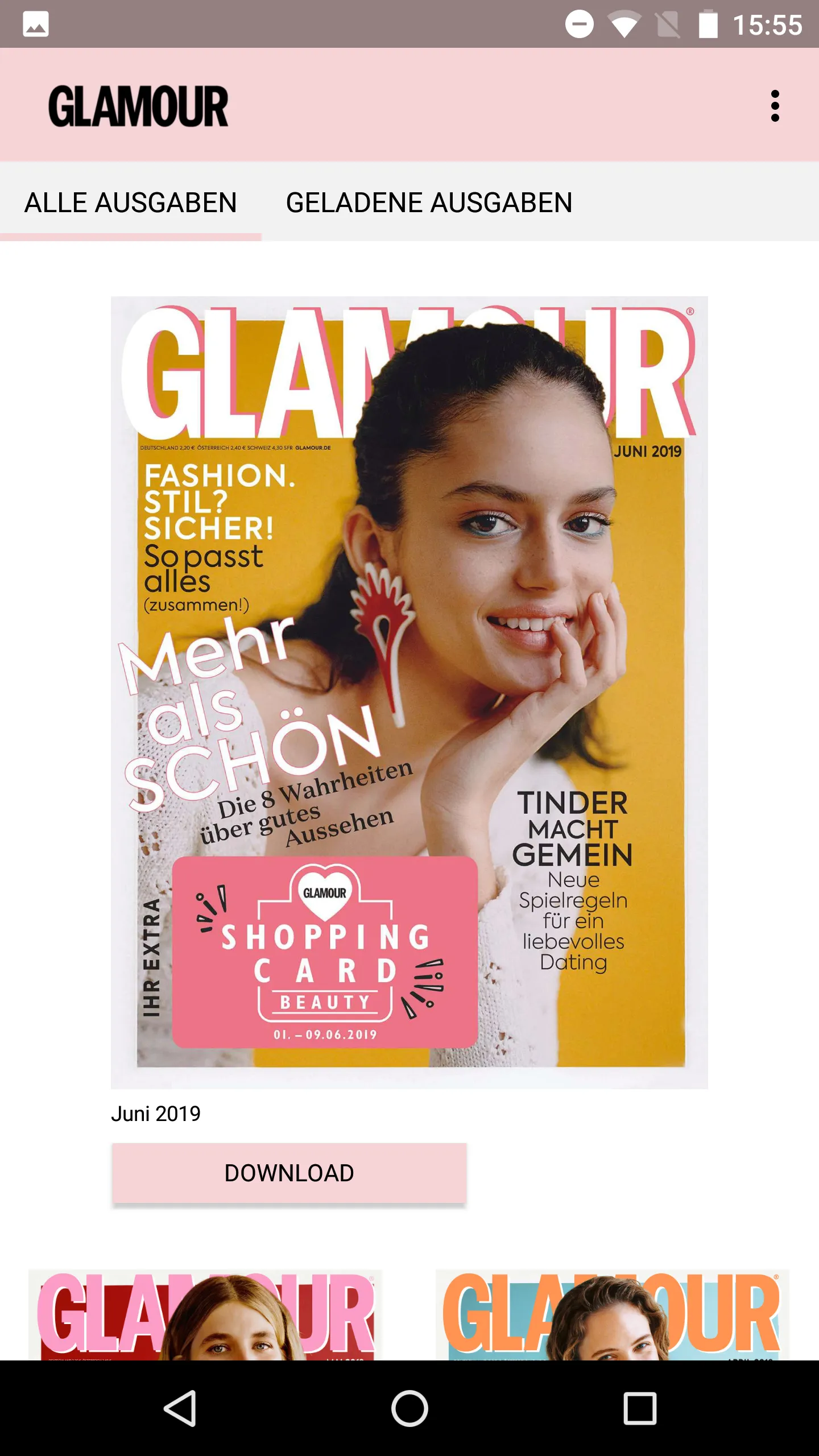 GLAMOUR MAGAZIN (D) | Indus Appstore | Screenshot