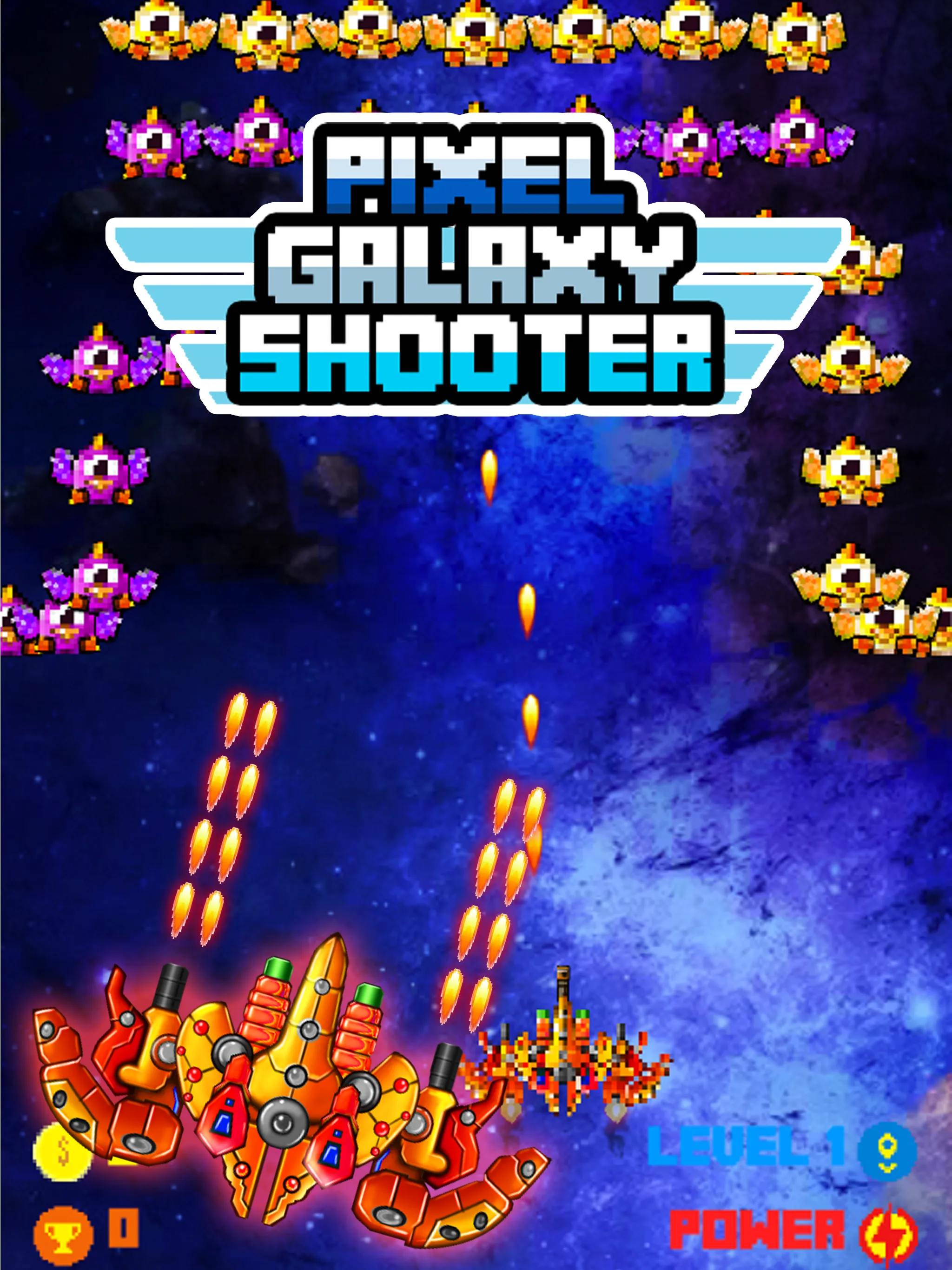 Pixel Galaxy Shooter | Indus Appstore | Screenshot