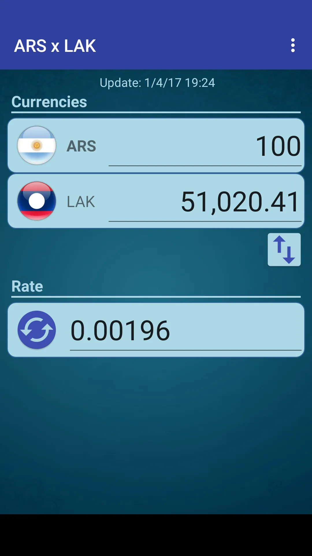 Argentine Peso x Laotian Kip | Indus Appstore | Screenshot