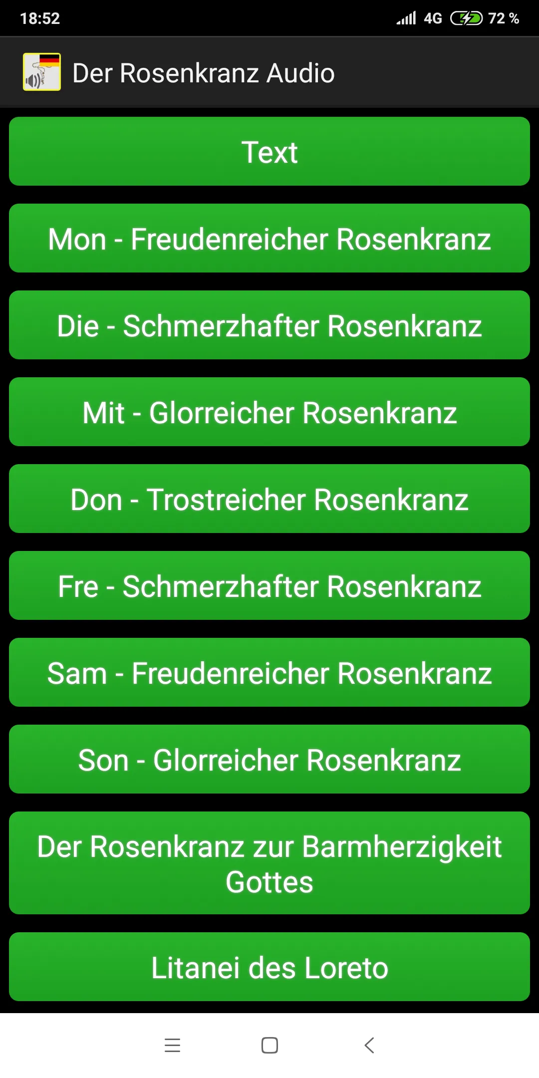 Rosenkranz Deutsch Audio | Indus Appstore | Screenshot