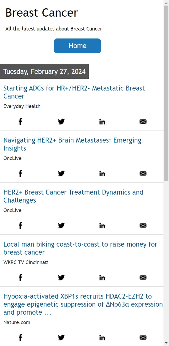 Breast Cancer News | Indus Appstore | Screenshot