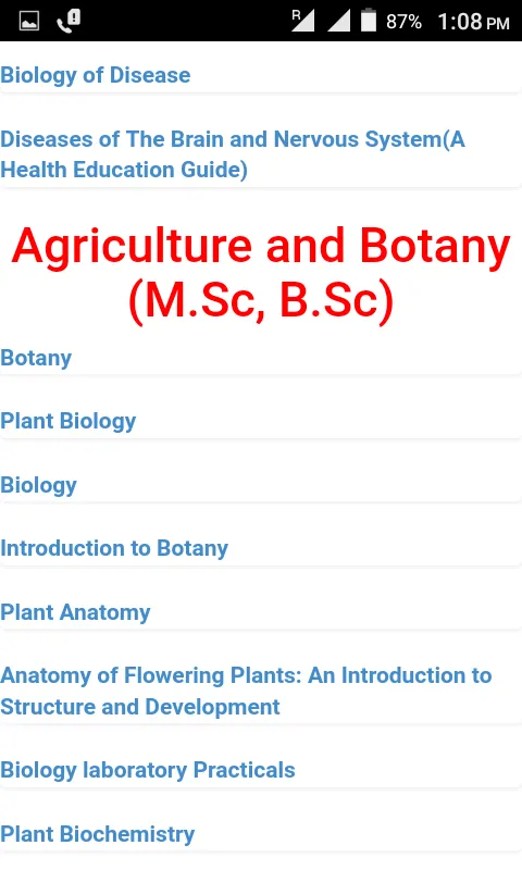 Botany Study App | Indus Appstore | Screenshot