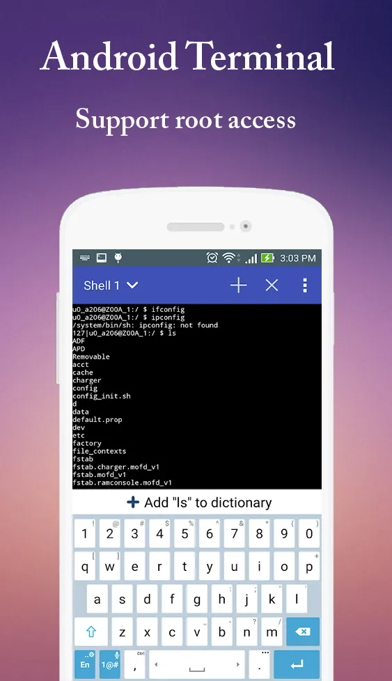 Terminal, Shell for Android | Indus Appstore | Screenshot