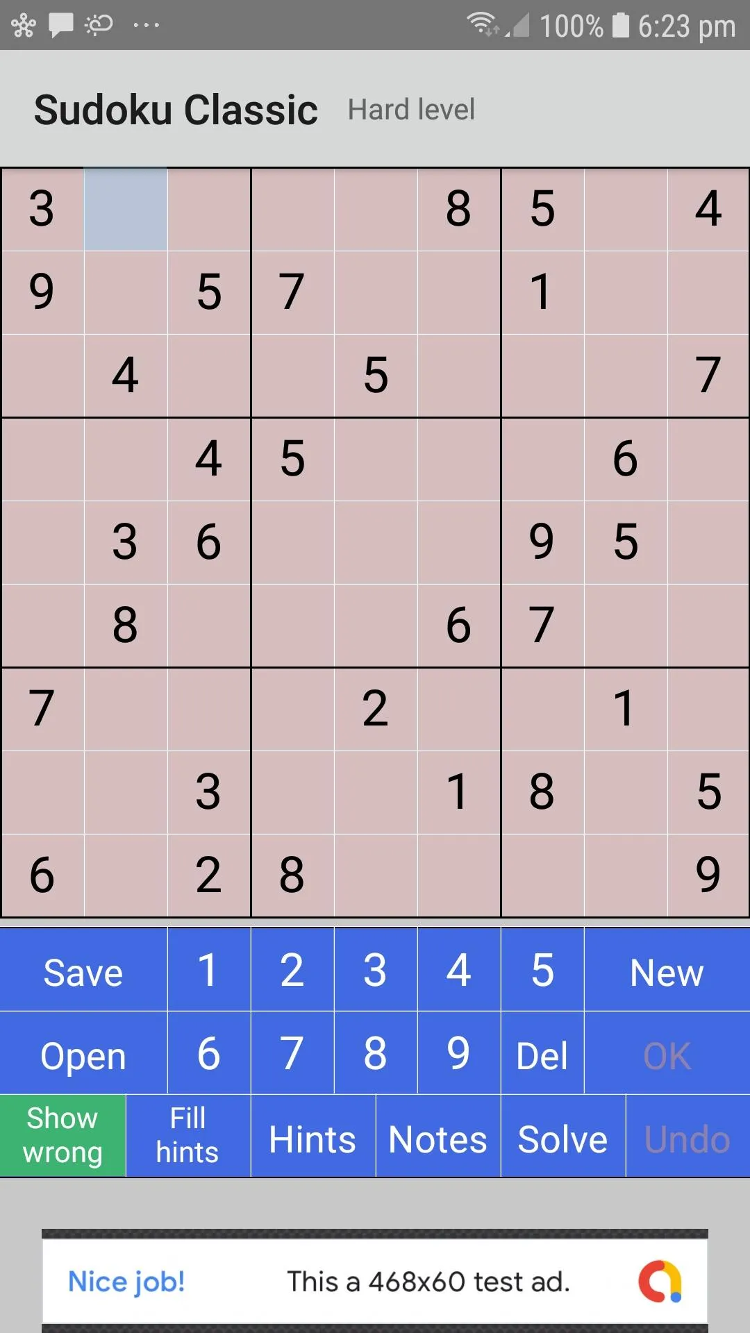 Sudoku Classic | Indus Appstore | Screenshot