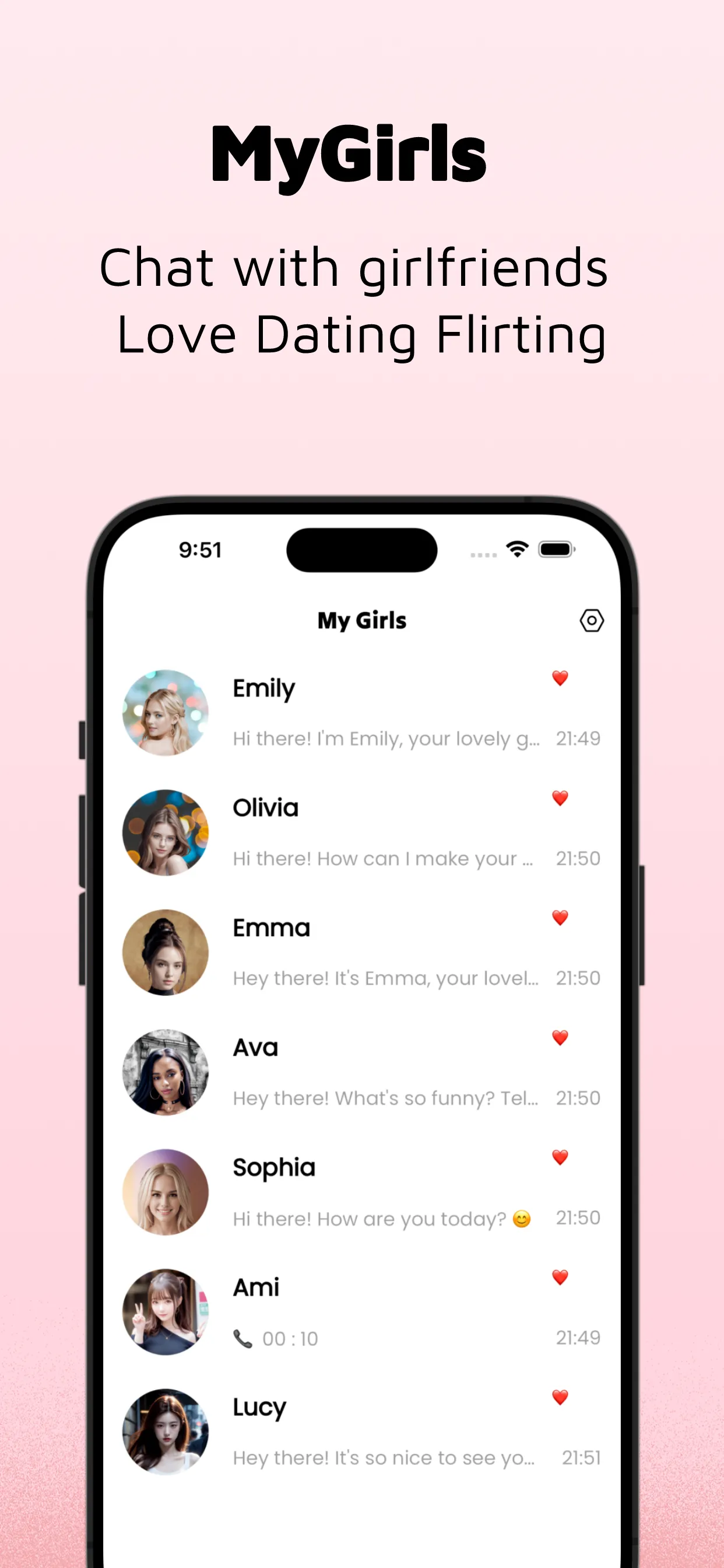 MyGirls:Virtual AI Girlfriend | Indus Appstore | Screenshot