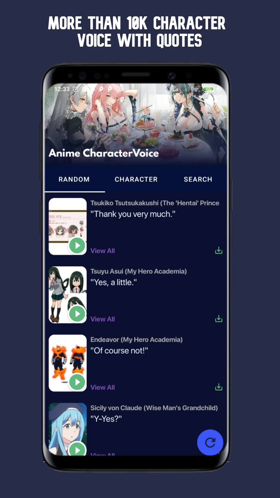 Character Voice: Anime | Indus Appstore | Screenshot