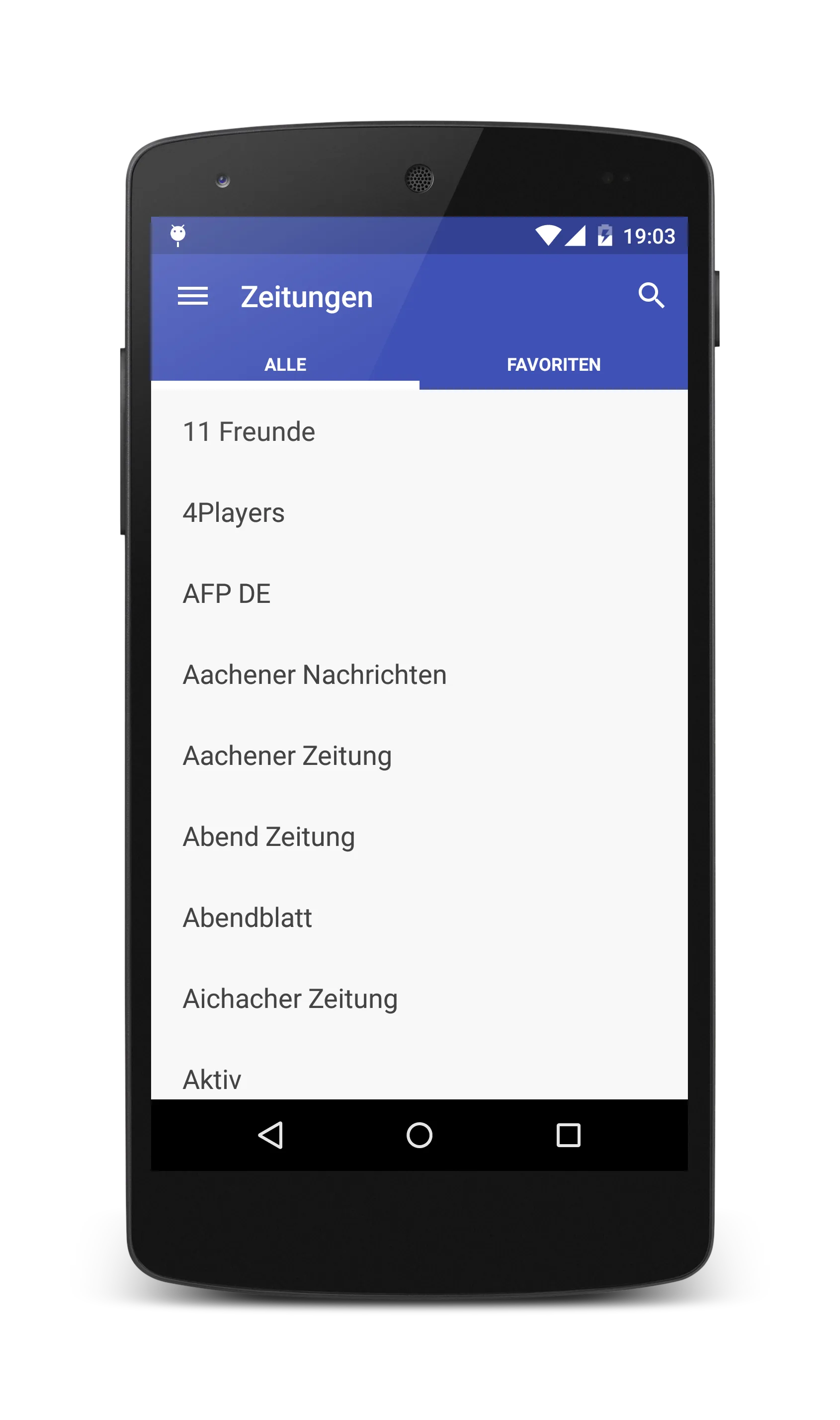 Deutsche Zeitungen | Indus Appstore | Screenshot