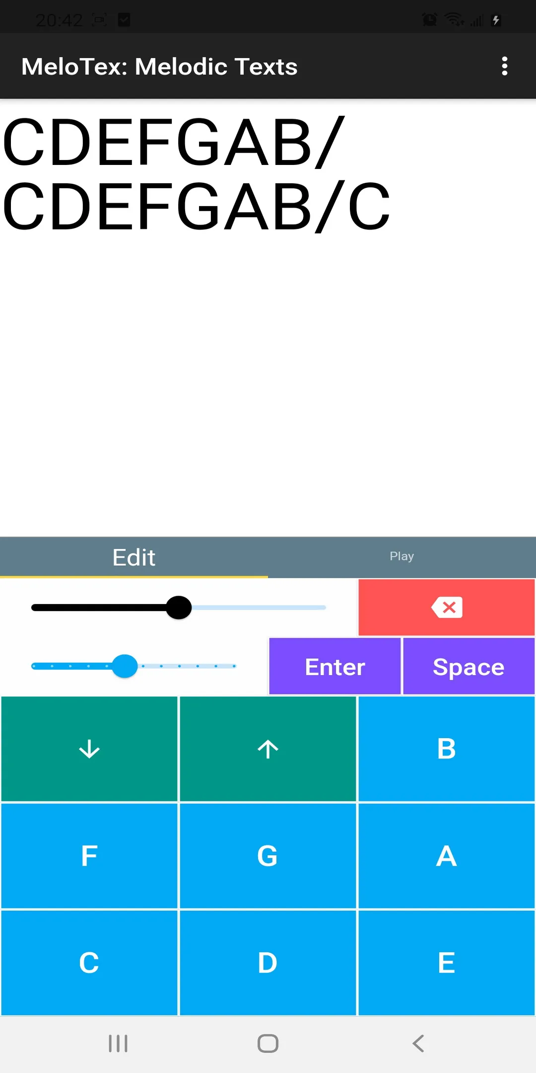 MeloTex: Melodic Text Player,  | Indus Appstore | Screenshot