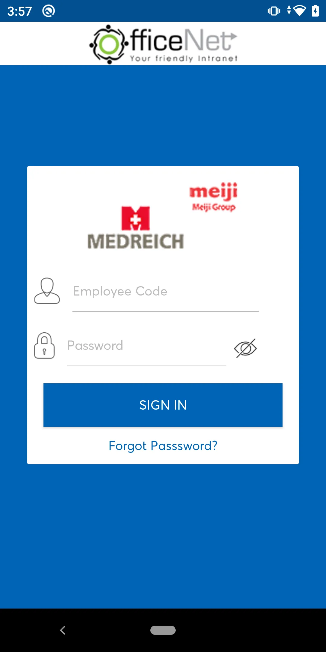 Officenet HR App Medreich | Indus Appstore | Screenshot