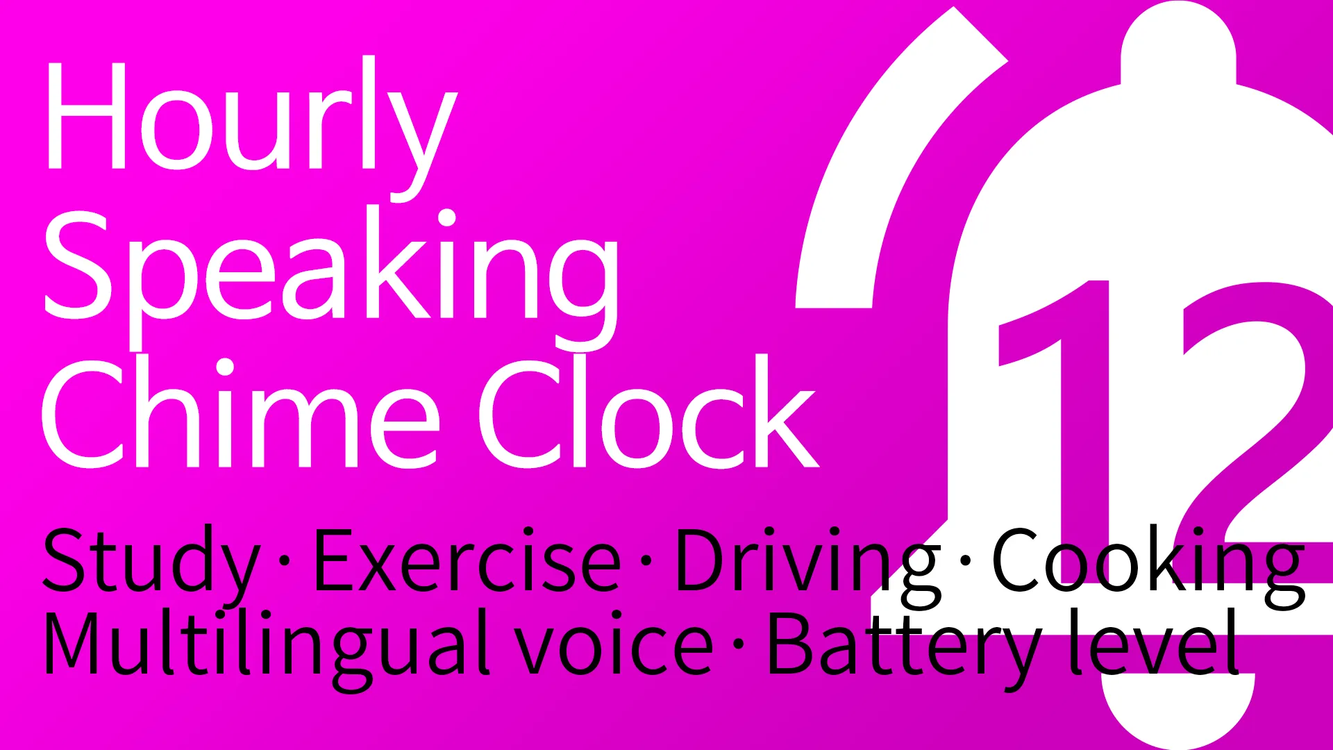 Speaking Clock: Hourly alarm | Indus Appstore | Screenshot