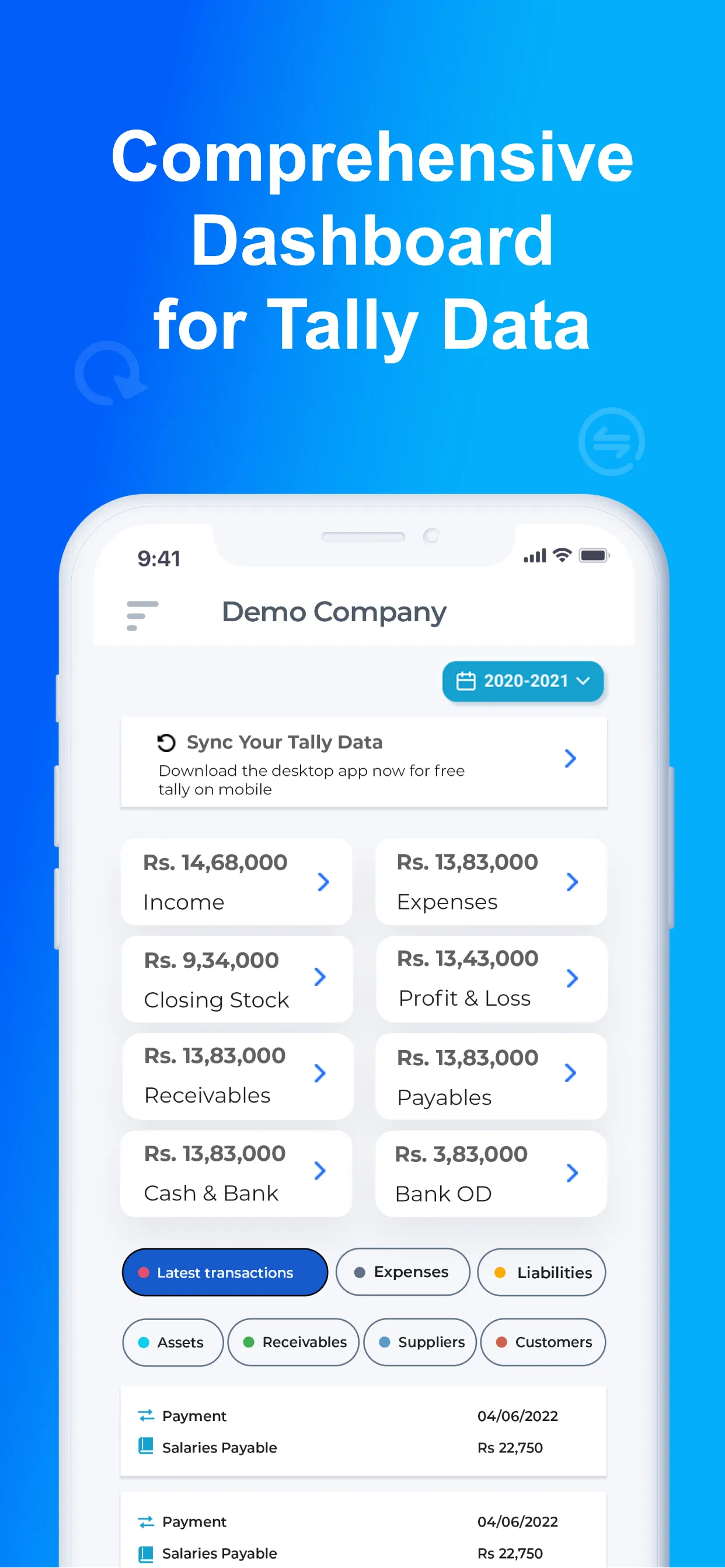 Finsights - Tally on Mobile | Indus Appstore | Screenshot