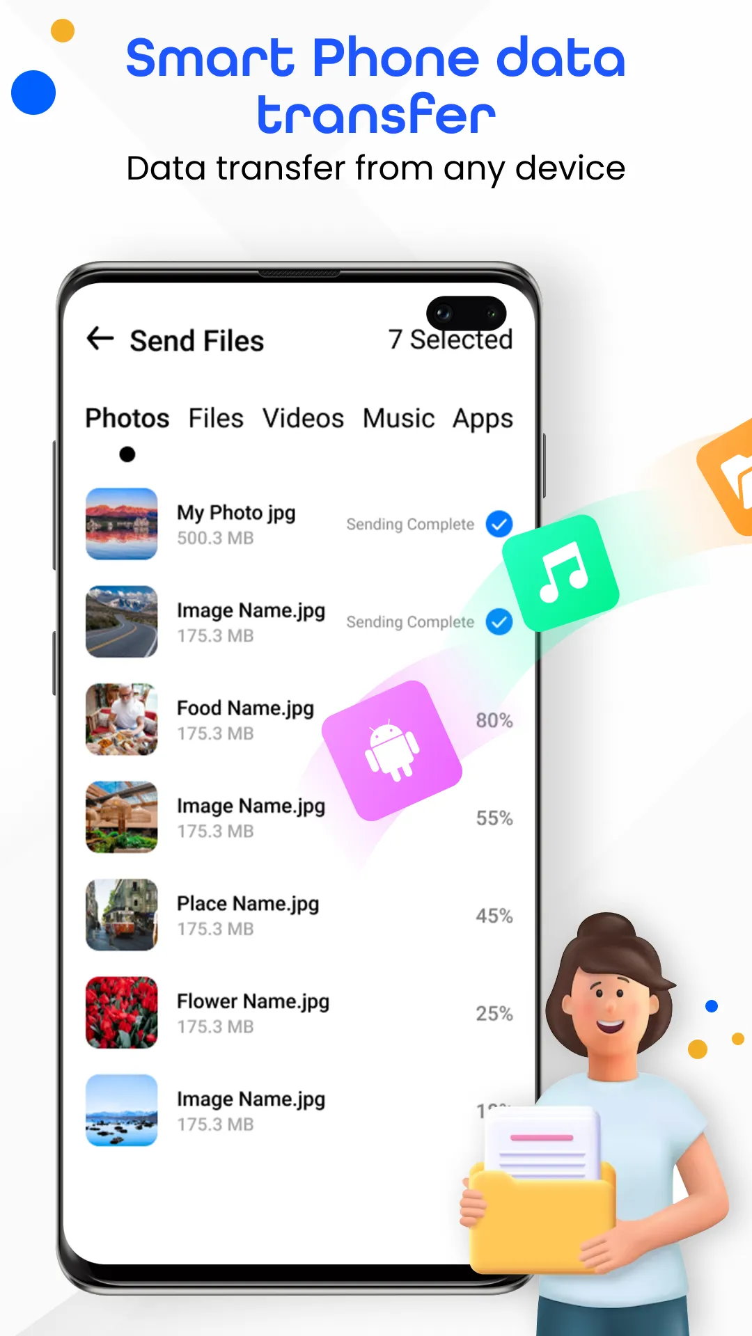 Smart Phone Data Transfer | Indus Appstore | Screenshot