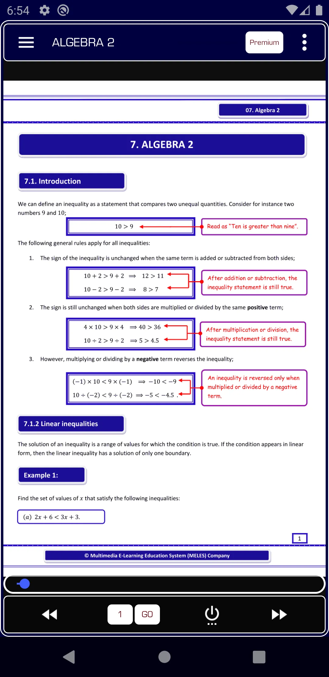 Algebra 2 Pure Math | Indus Appstore | Screenshot