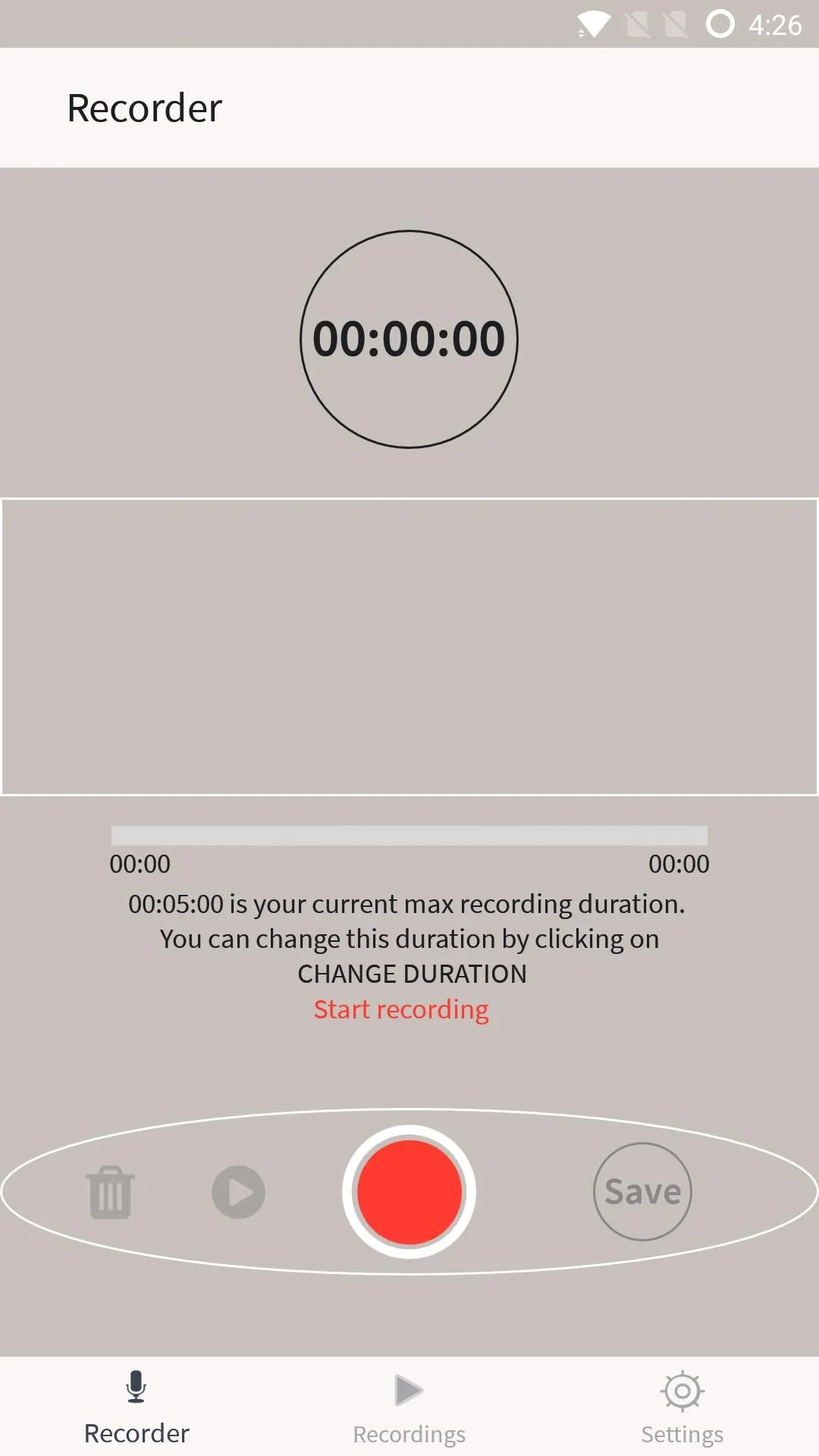 Voice Recorder | Indus Appstore | Screenshot