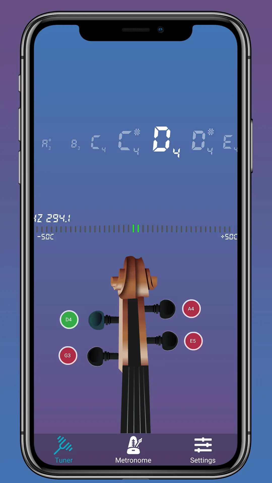 Violin Tuner, Viola & Cello | Indus Appstore | Screenshot