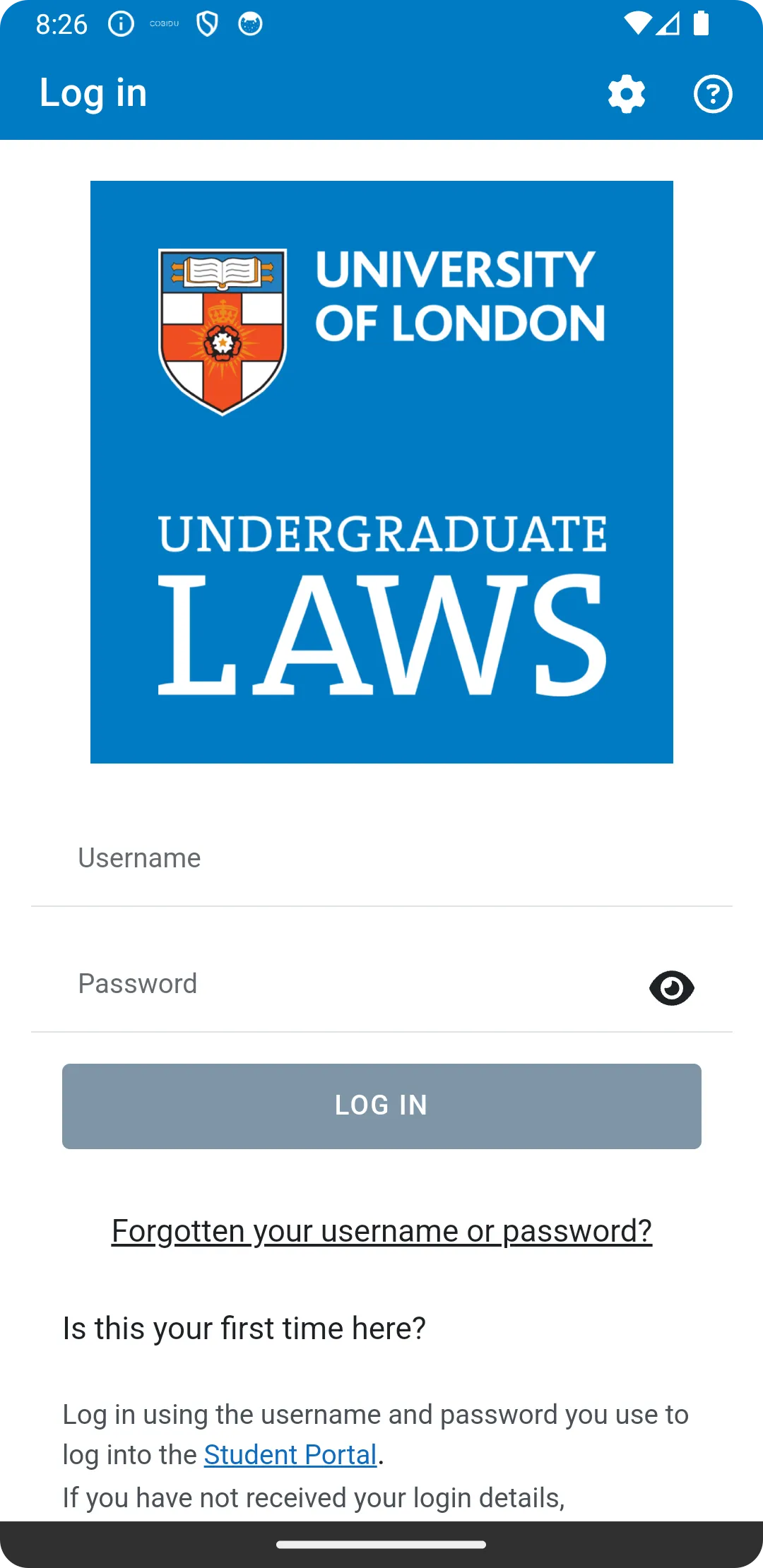 UG LAWS VLE | Indus Appstore | Screenshot