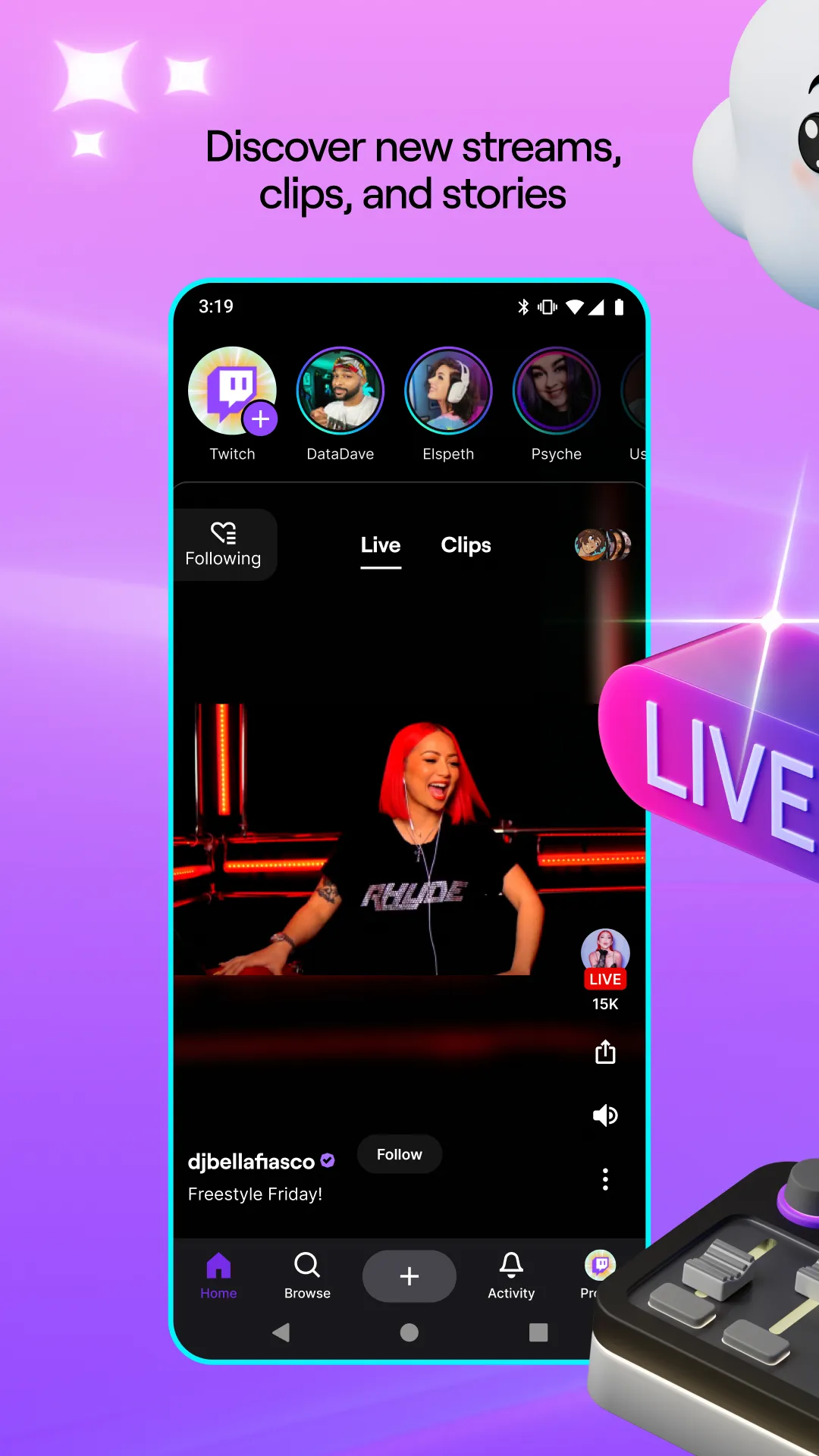 Twitch: Live Streaming | Indus Appstore | Screenshot