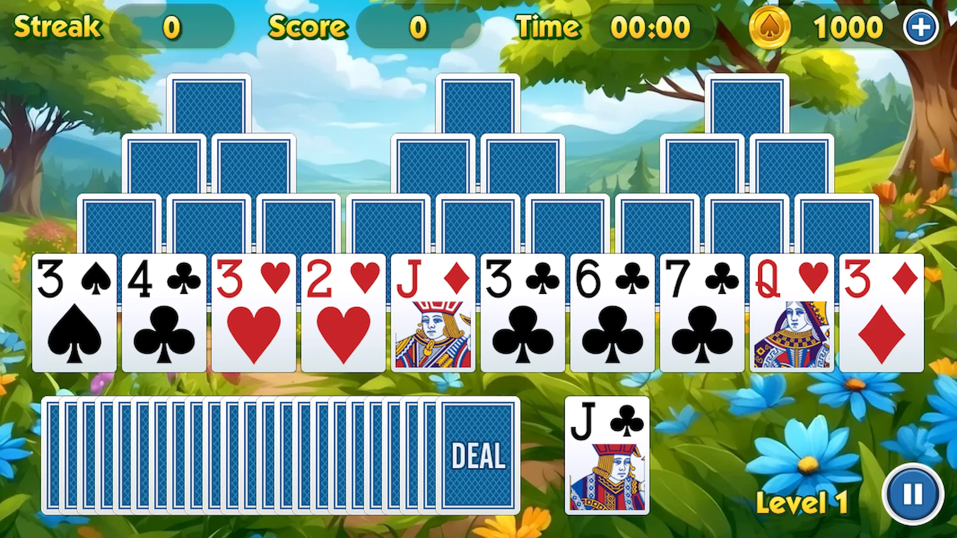 TriPeaks Solitaire Challenge | Indus Appstore | Screenshot