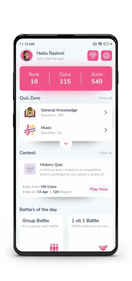 Elite Quiz | Indus Appstore | Screenshot