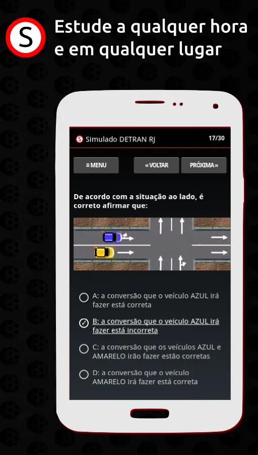 Simulado DETRAN RJ | Indus Appstore | Screenshot