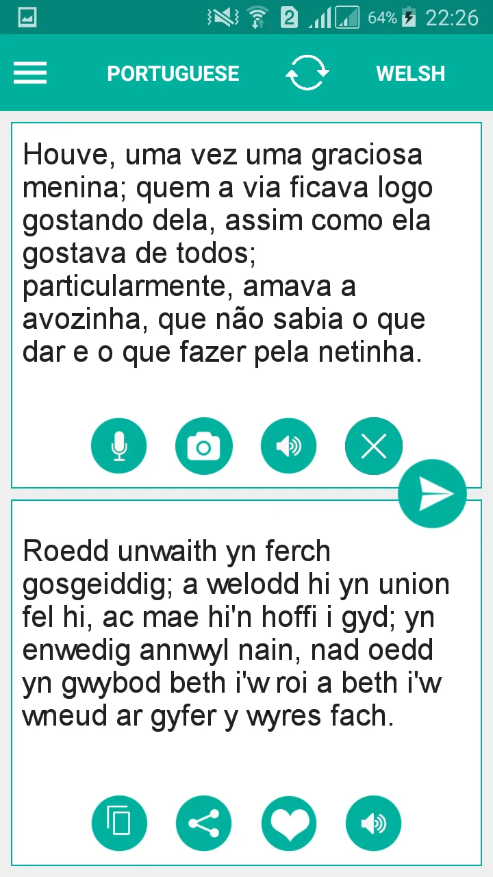 Welsh Portuguese Translator | Indus Appstore | Screenshot