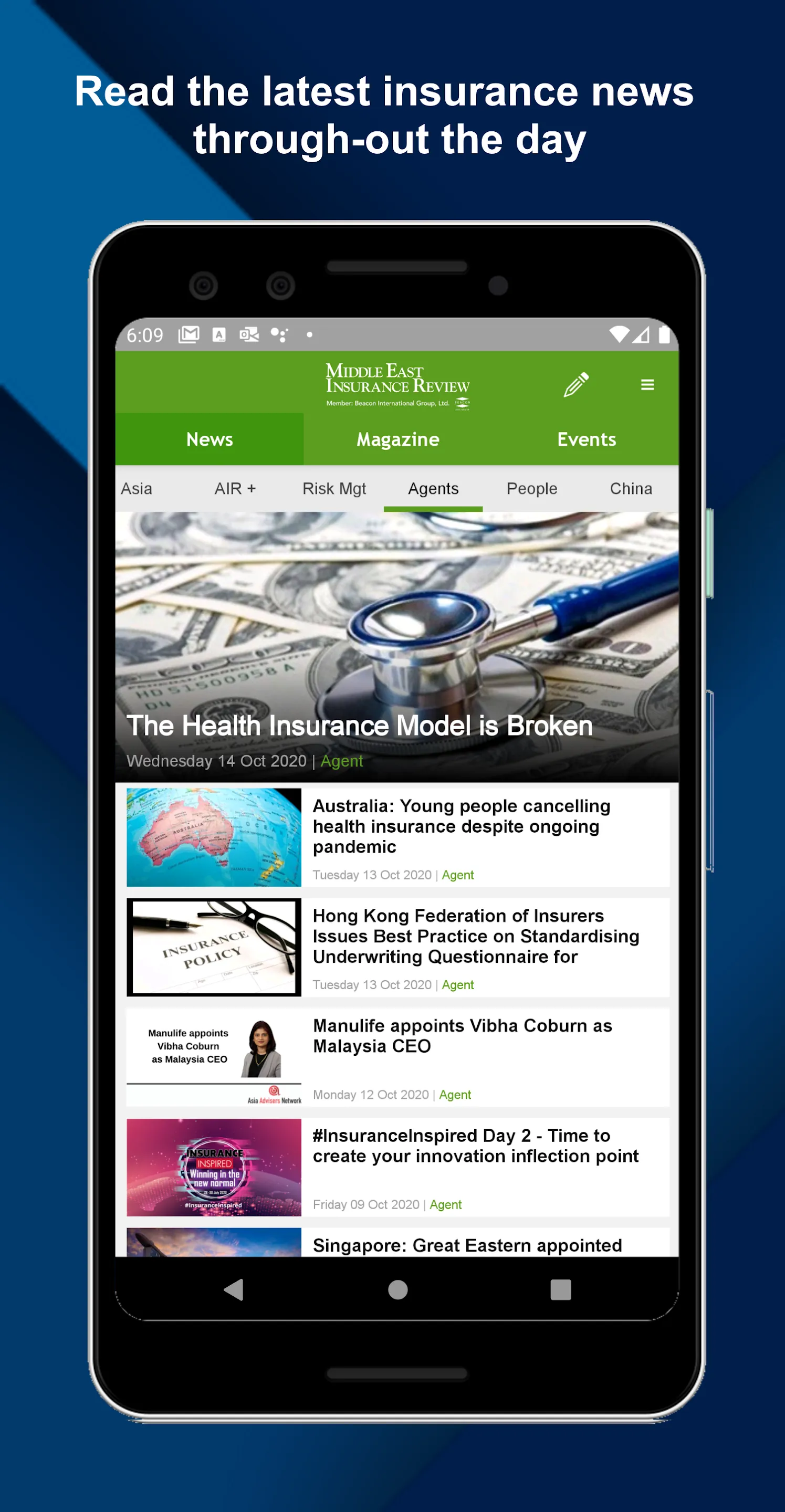 Middle East Insurance Review | Indus Appstore | Screenshot