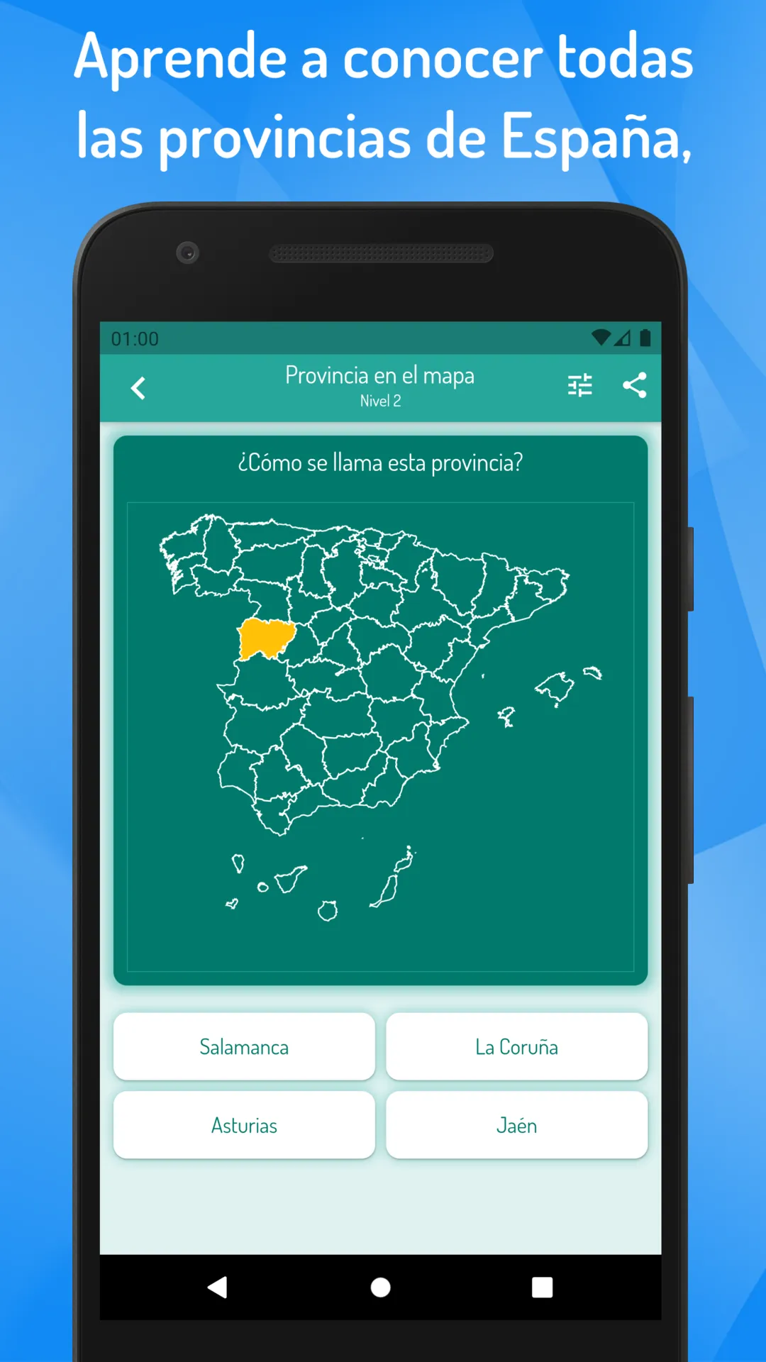 Quiz - Provinces of Spain | Indus Appstore | Screenshot