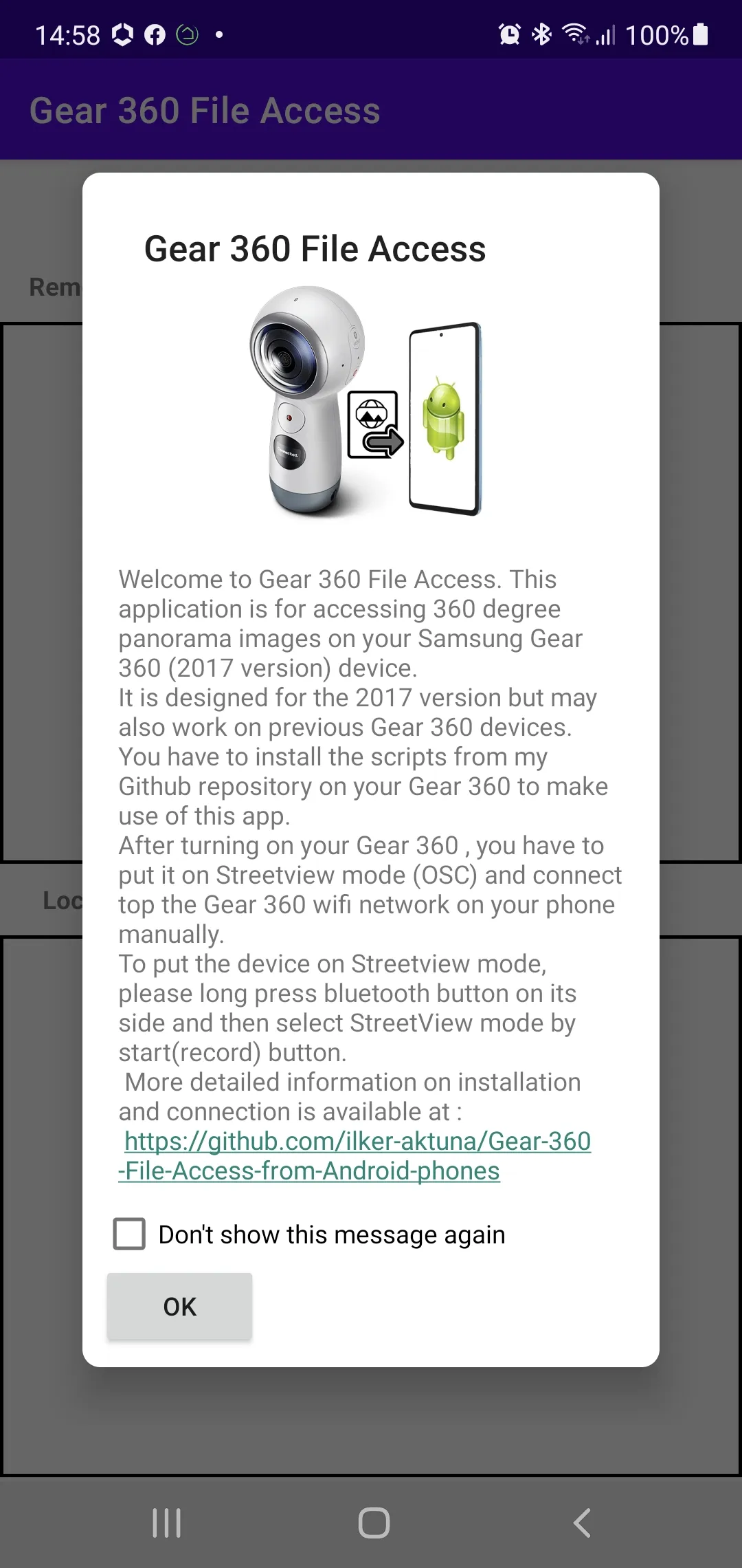 Gear 360 File Access & Stitche | Indus Appstore | Screenshot