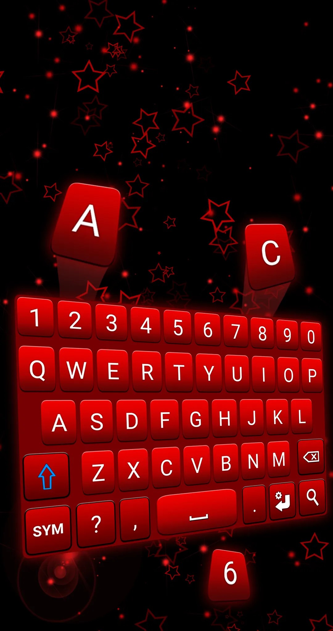 Red Keyboard | Indus Appstore | Screenshot