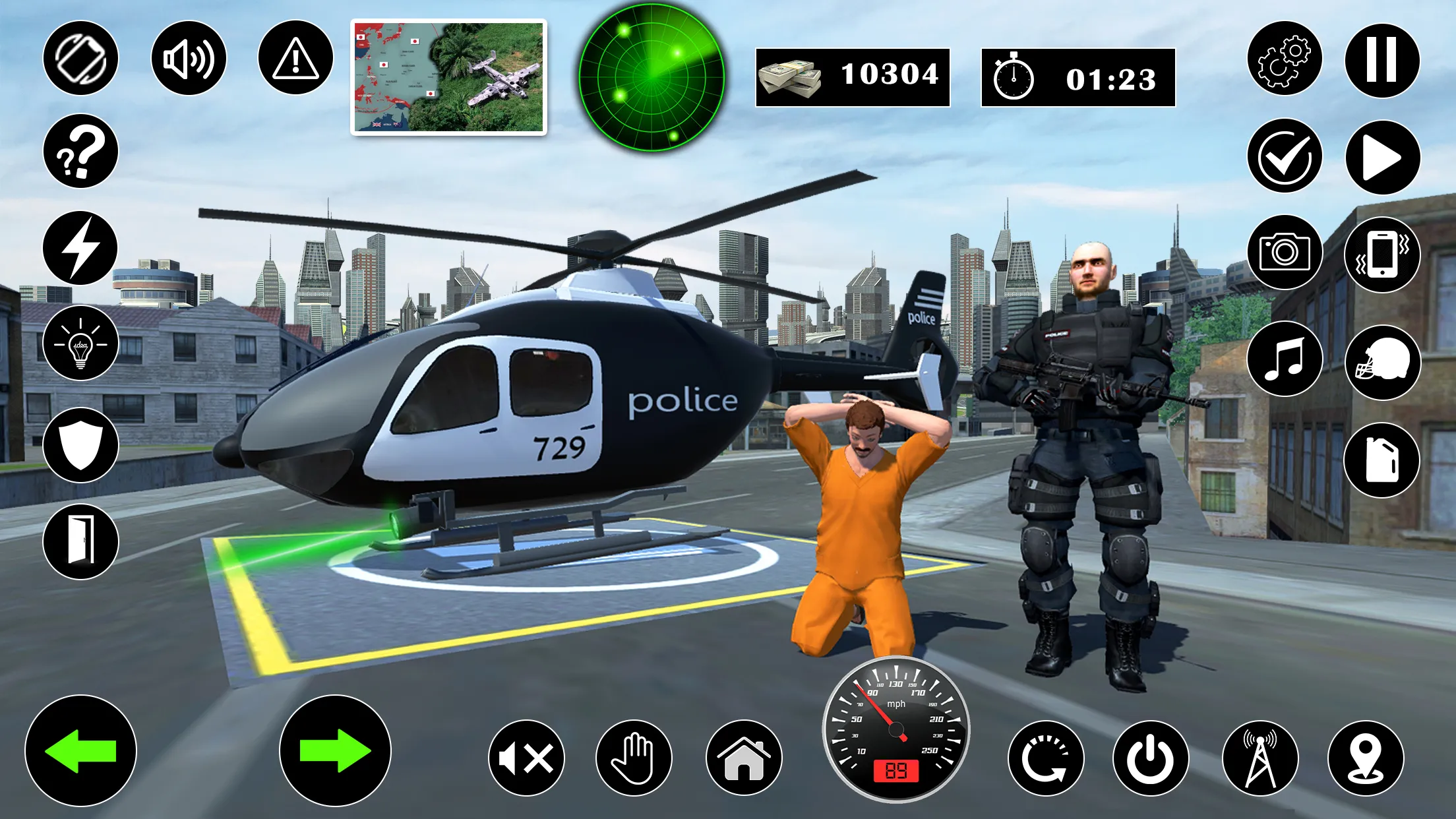 Police Helicopter Game | Indus Appstore | Screenshot