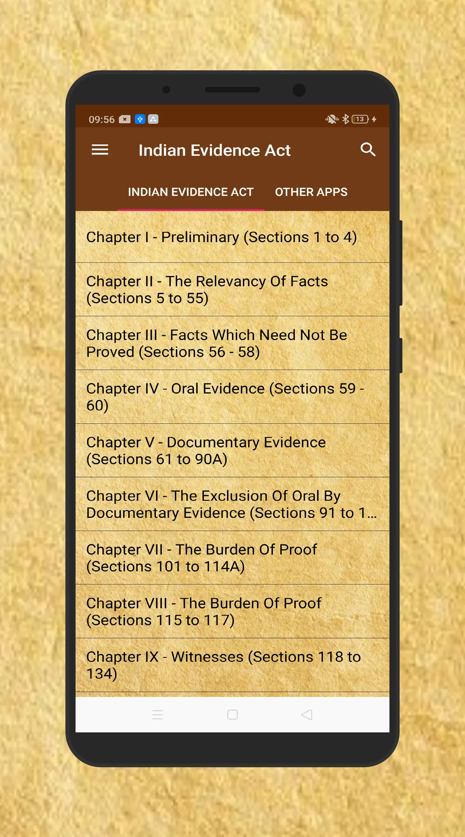 Indian Evidence Act- Edu Guide | Indus Appstore | Screenshot