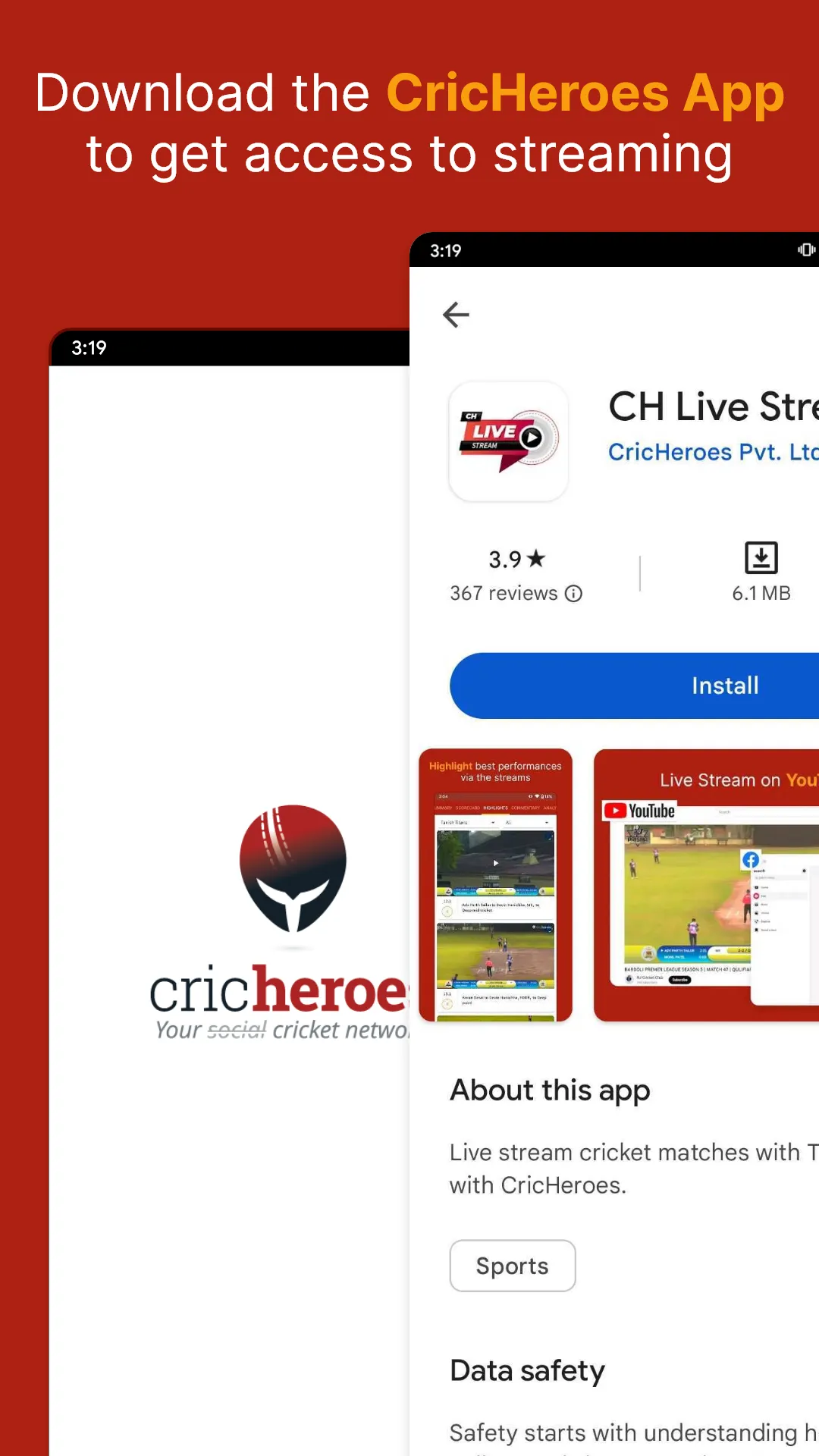 CH Live Stream | Indus Appstore | Screenshot