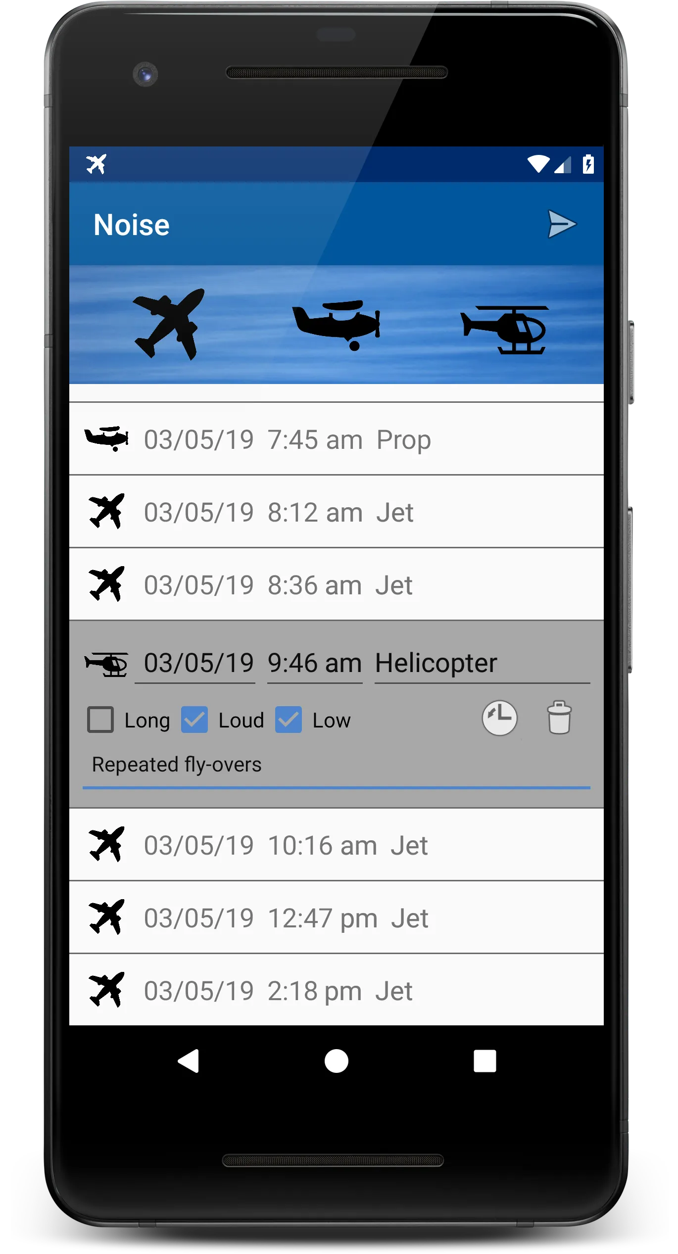 Airport Noise Complaints | Indus Appstore | Screenshot