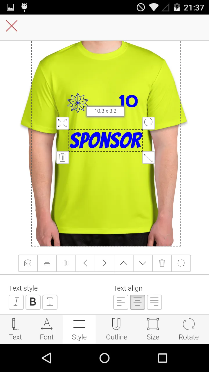 Sports T-Shirt Designer | Indus Appstore | Screenshot